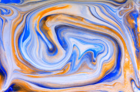 colorful abstract background, mix color paints, fluid artの写真素材