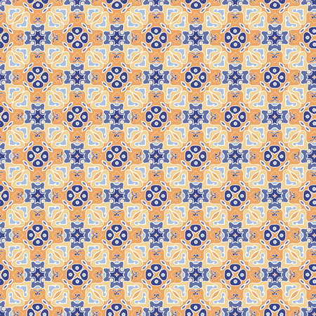 Seamless vector pattern with  abstract ornament for textiles, wallpapers, clothes, covers