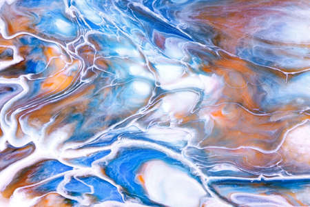 abstract fantasy background of a mix color paints