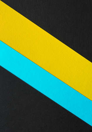 geometric background of color paper with diagonal stripesの写真素材