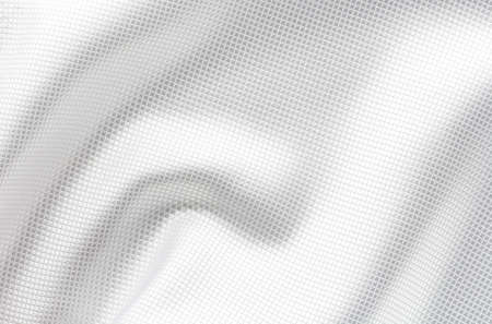 white satin jacquard fabric with large folds