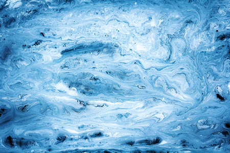 Abstract blue  with marble effect