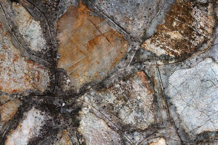 wall of large natural stones texture, rubble masonry