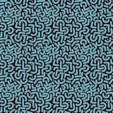 abstract seamless pattern with small geometric elementsのイラスト素材