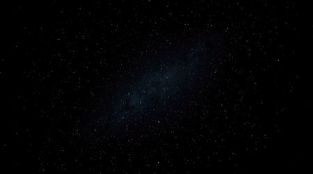 Minimalistic deep space background with scattered stars, perfect for creative layoutsの素材
