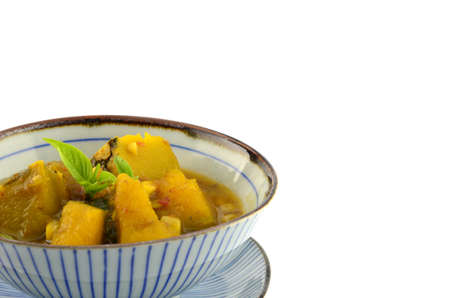 spicy mixed vegetable soupの写真素材