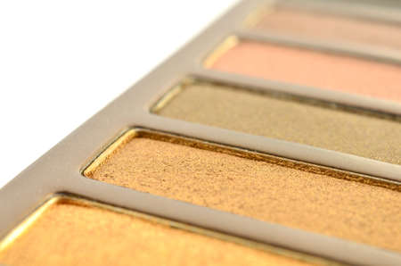 natural tone eyeshadows and brushの写真素材
