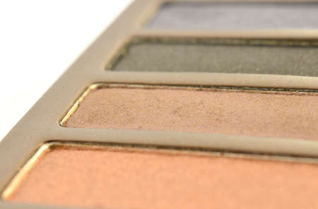 natural tone eyeshadows and brushの写真素材
