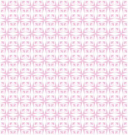vector pattern of white and pink geometric shapes, alternating light and darkのイラスト素材