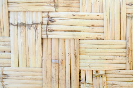 pattern of orthogonal strips made of reeds for green architecture in all the worldの写真素材