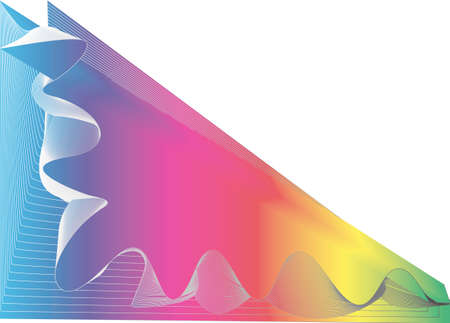 Abstract vector background design. Colorful Rainbow in white backgroundの写真素材