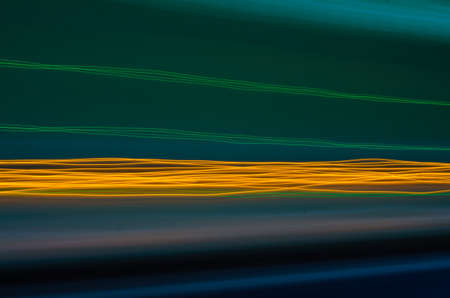 Green abstract background. Lines and curves concept of speed. Photo resultの写真素材