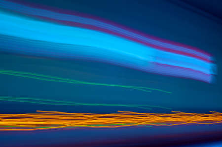 Blue abstract  background. Lines and curves concept of speed. Photo resultの写真素材
