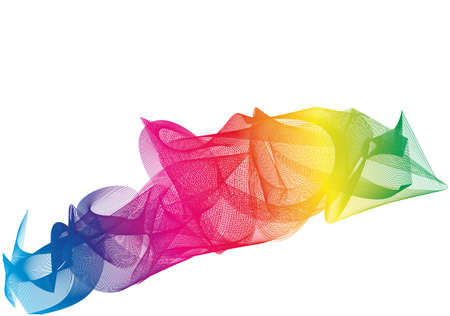 Abstract vector background design. Colorful Rainbow in white backgroundの写真素材