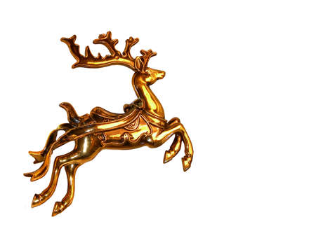 Gold deer          の写真素材