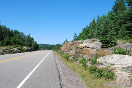 Road in Algonquin Park の写真素材