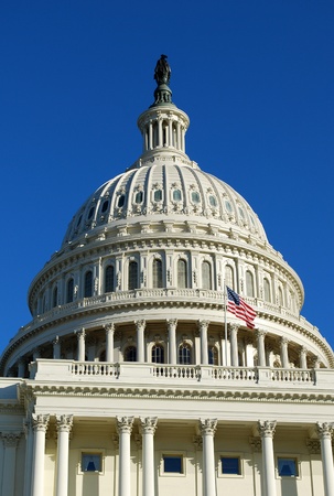 United States Capitol building, Washington DC, USAの写真素材