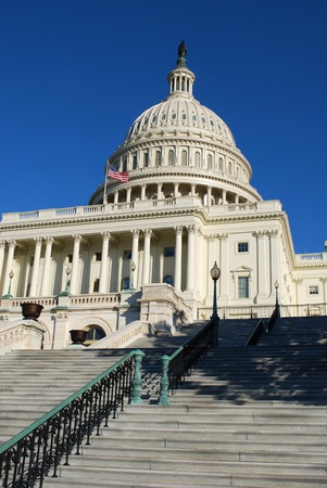 United States Capitol building, Washington DC, USAの写真素材