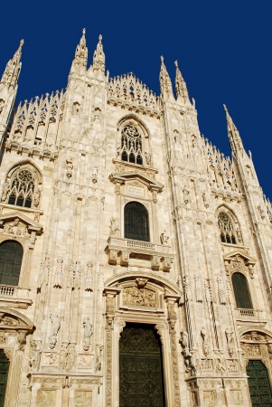 Milan Cathedral or Duomo di Milano, Italyの写真素材
