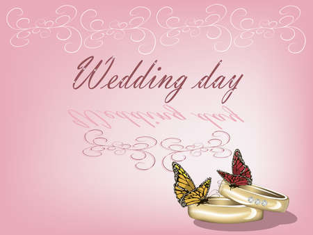 Wedding backgroundのイラスト素材