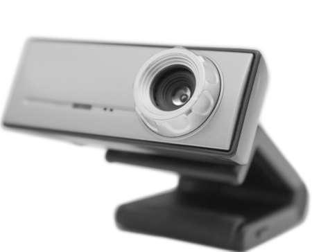Web camera isolated on the white 