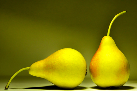 Pears - light and shadowsの写真素材