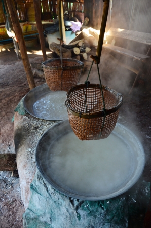 Rock salt of Nan Province, Thailandの写真素材