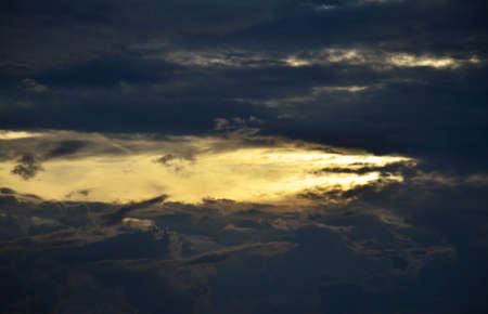 Sky and Clouds Background at sunrise timeの写真素材
