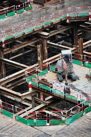 Building construction Site at Thailandの写真素材