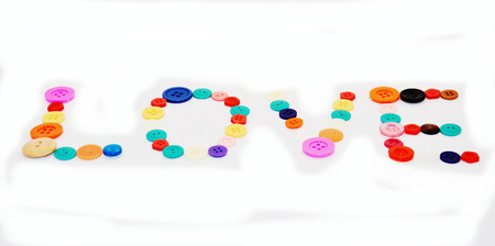 Love by Buttons colorful