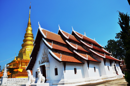 Wat Phra That Chae Haeng at Nan province Northern of Thailandの写真素材