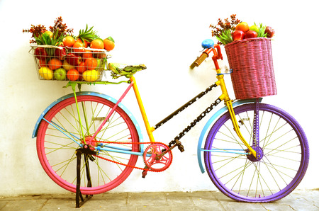 Bicycle Fruit Shopの写真素材