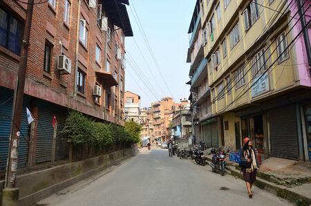 Thai women walking at Patan Durbar Square is situated at the centre of Lalitpur Sub-Metropolitan...