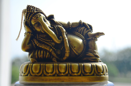 Ganesha or Ganesh figureの写真素材