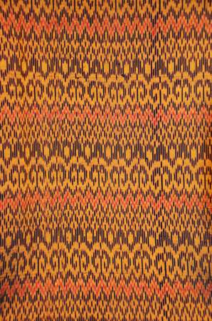 Thai art on Fabric texture, cloth background Thai Style