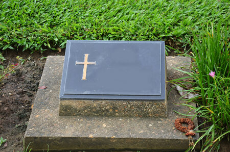 Kanchanaburi War Cemetery (Don Rak).The Allied war cemetery in Kanchanaburi town holds the graves of almost 7,000 Commonwealth and Dutch soldiers who died during the construction of the death railway.のeditorial素材