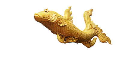 Sculpture fish Thai Styleの写真素材