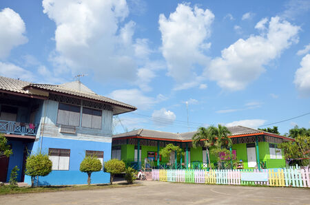 Children School Building at countryside in Thailandのeditorial素材