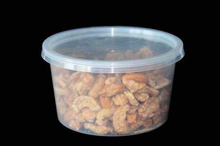 Honey Glazed Roasted Cashewsの写真素材
