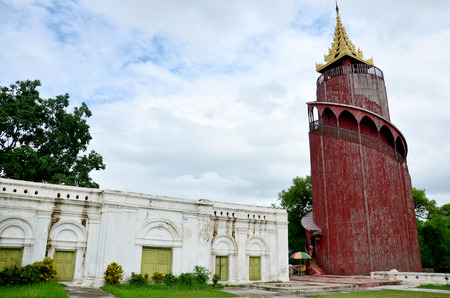 Mandalay Palace is a primary symbol of Mandalay and a major tourist destination in Myanmarのeditorial素材