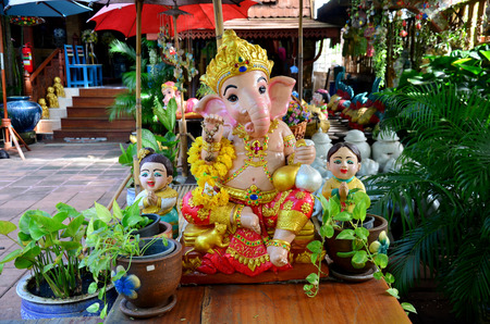 Ganesha or Ganesh figure : Lord of Success (The Hindu Elephant-Deity)のeditorial素材