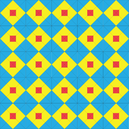 Square colorful with blue backgroundのイラスト素材