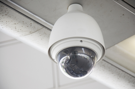 Close Circuit Camera Television or CCTV at Skytrain or BTS station
