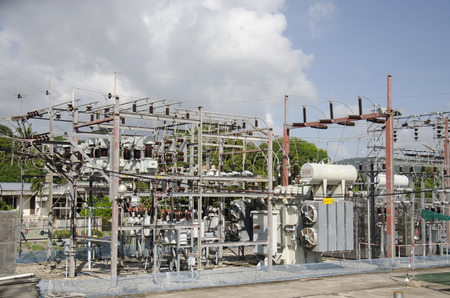 Building electricity power plant at Phuket, Thailand