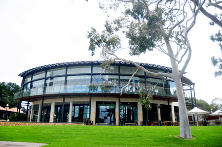 Classic building and restaurant for Australian people and foreigners traveler use service in garden at Kings Park and Botanic Garden on May 15, 2016 in Perth, Australiaのeditorial素材