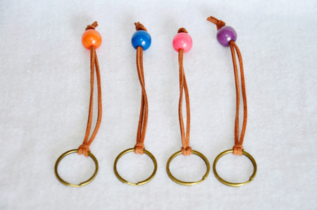 Colorful accessory jewelry bead plastic and leather for made DIY handmade and handicrafts in...