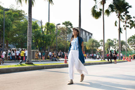 BANGKOK, THAILAND - FEBRUARY 20 : Thai relatives and friends join and congratulations with students in commencement day of graduation ceremony at Nonthaburi on February 20, 2020 at Bangkok, Thailandのeditorial素材