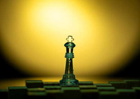Chess business concept for ideas and competition and strategy ideas concep