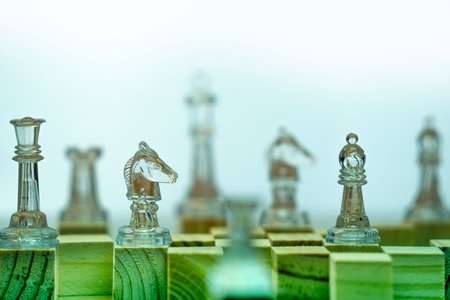 Chess board game concept of business ideas and competition and strategy ideas concepの写真素材
