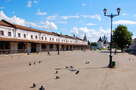 square in Ancient city of Yuryev-Polsky. Russiaの写真素材